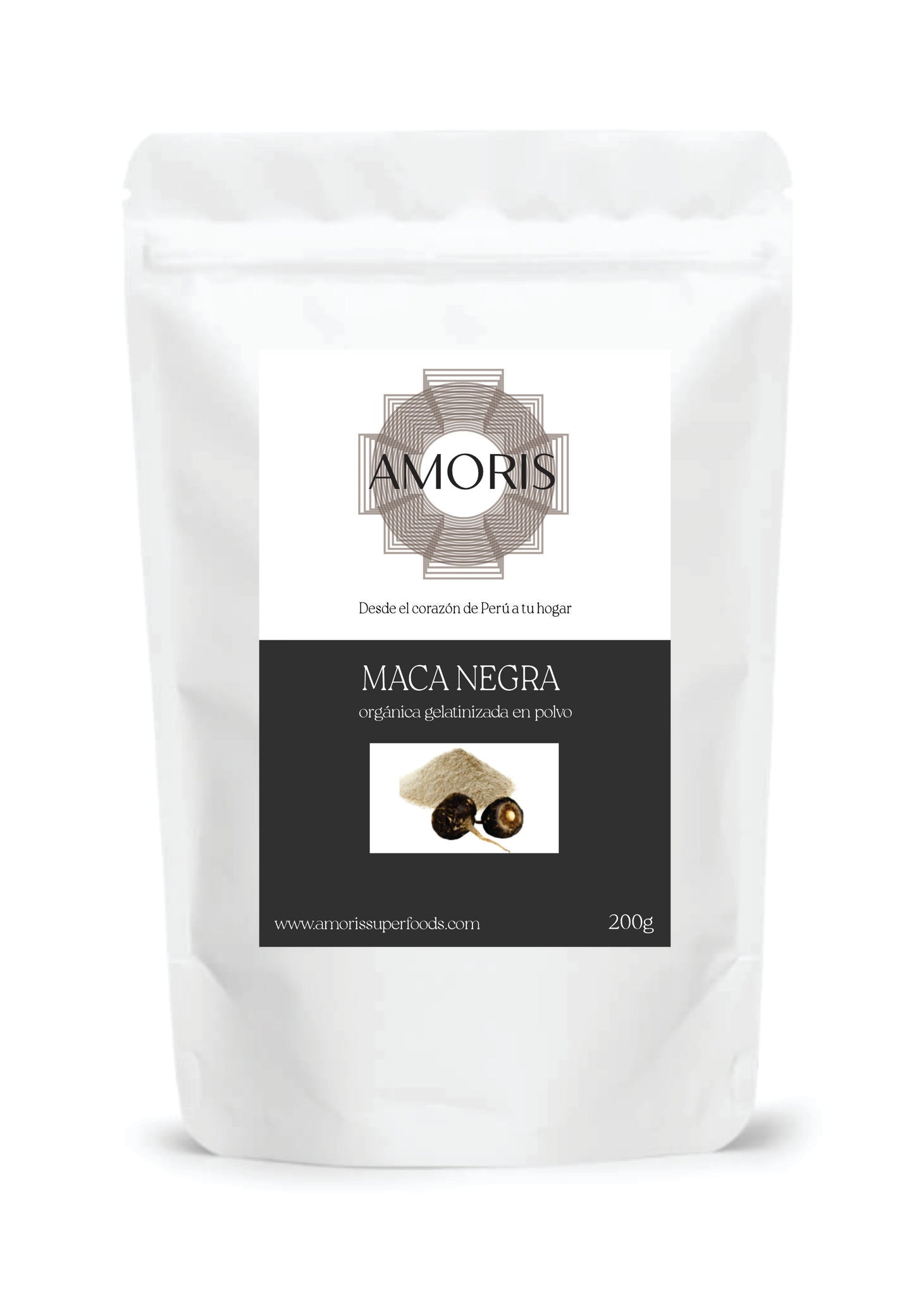 Gelatinierte schwarze Bio - Maca 200 g