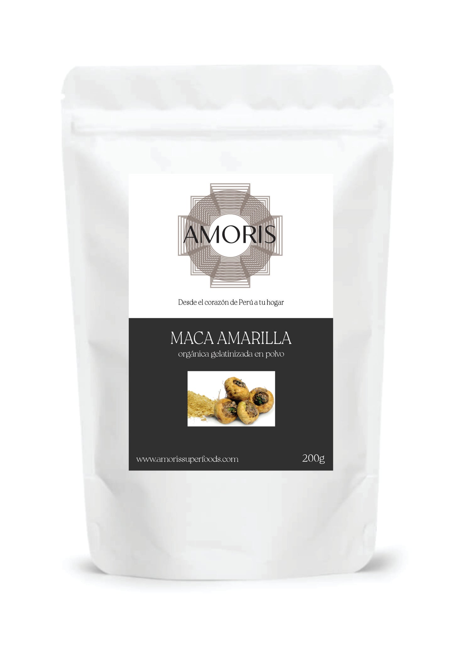 MACA Amarilla gelatinizada en polvo orgánico - 200g