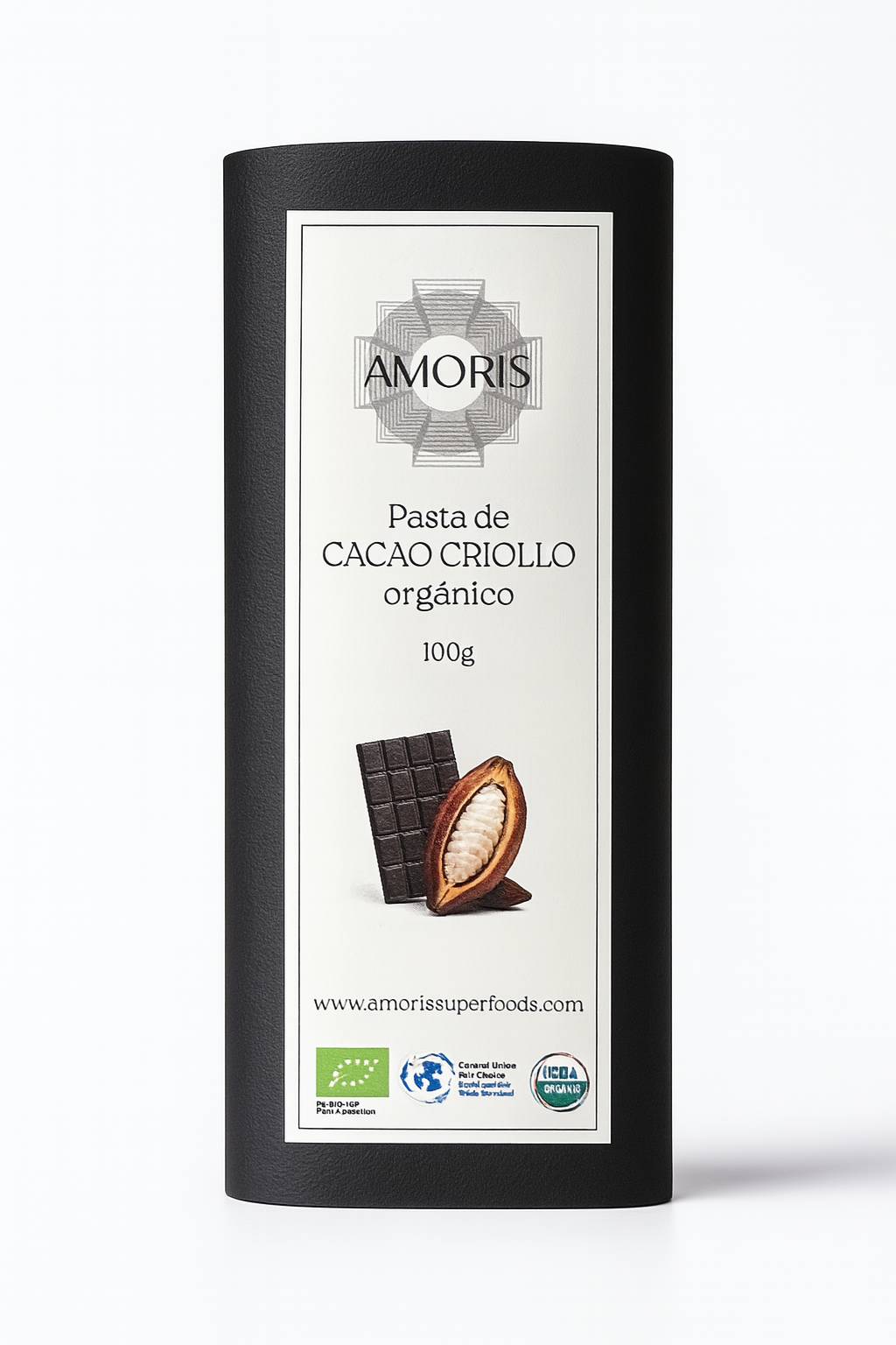 Pasta de Cacao criollo orgánico - tableta 100g