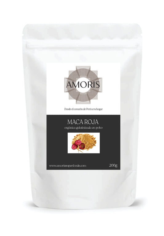 Gelatinierte rote Bio - MACA 200 g